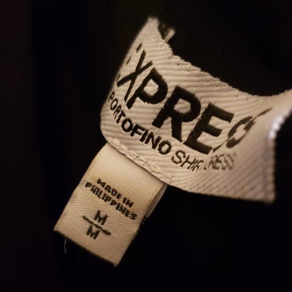 Express - Button down dress, Black - Size: M - Picture 10 of 12